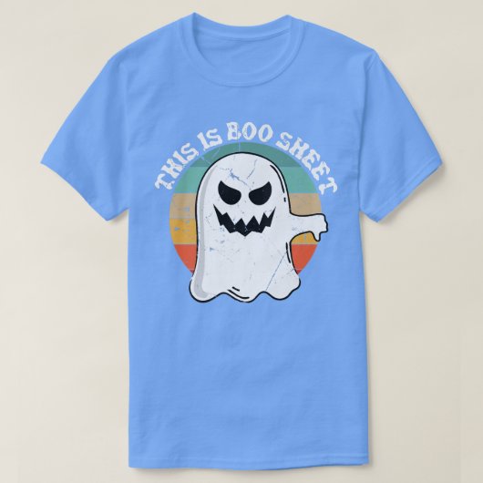Grappig, dit is Boo Sheet Boo Ghost  Halwee T-shirt (Design voorkant)