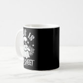 Grappig Dit is Boo Sheet Ghost Lazy Halloween Mann Koffiemok (Voorkant links)
