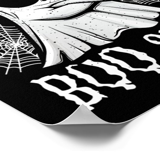 Grappig Dit is Boo Sheet Ghost Lazy Halloween Mann Poster (Hoek)