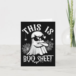 Grappig Dit Is Boo Vel Geest Lazy Halloween Mannen Kaart