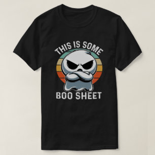 Grappig, dit is een boekenblad Ghost Retro Hallowe T-shirt