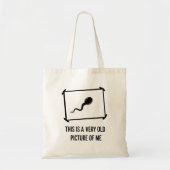 Grappig Dit Is Een Heel Oude Foto Van Mijn Spermat Tote Bag (Voorkant)