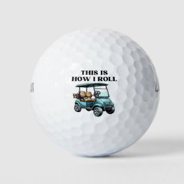 Grappig, dit is hoe ik Golf Cart kan rollen Golfballen