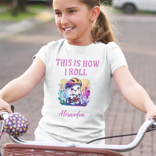 Grappig Dit is hoe ik rol gepersonaliseerde fietse Tri-Blend Shirt