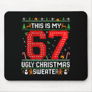 Grappig Dit Is Mijn 67 Lelijke Kersttrui Kerstmis Muismat