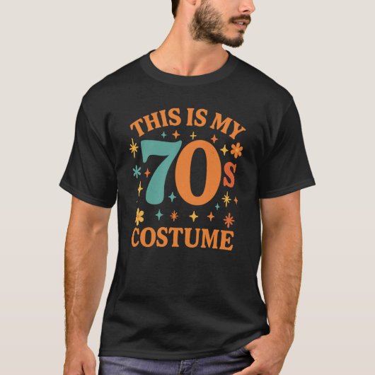 Grappig Dit Is Mijn 70s Kostuum Retro T-shirt (Voorkant)