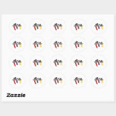 Grappig, dit is mijn eten ronde sticker (Vel)
