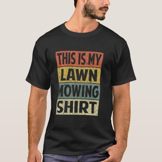 Grappig Dit is Mijn Grasmaaier Shirt Maaier Tuinie (Voorkant)