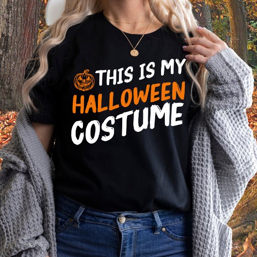 Grappig, dit is mijn Halloween kostuum T-shirt