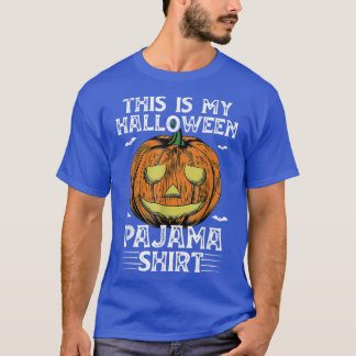 Grappig dit is mijn halloween Pajama halloween Cos T-shirt