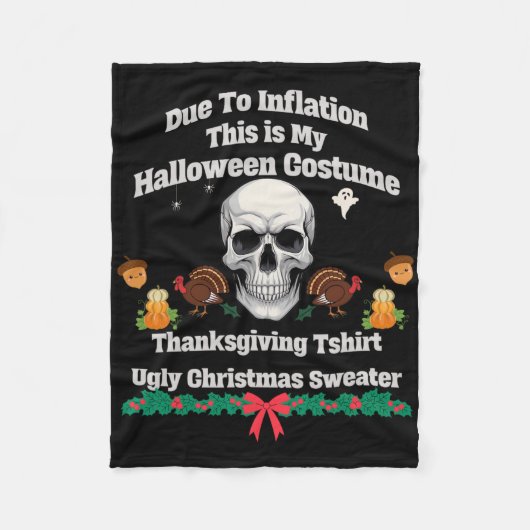 Grappig Dit Is Mijn Halloween Thanksgiving Christm Fleece Deken (Voorkant)