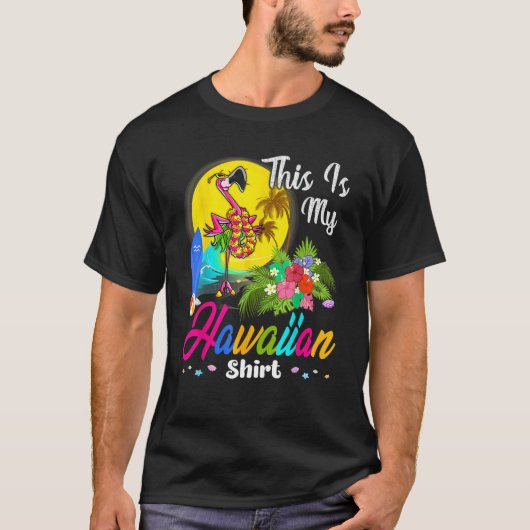 Grappig, dit is mijn Hawaiian Shirt Flamingo Summe (Voorkant)