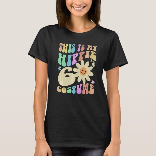 Grappig dit is mijn hippie sixties kostuum groovy t-shirt (Voorkant)