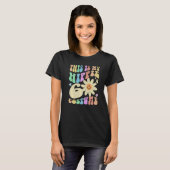 Grappig dit is mijn hippie sixties kostuum groovy t-shirt (Voorkant volledig)