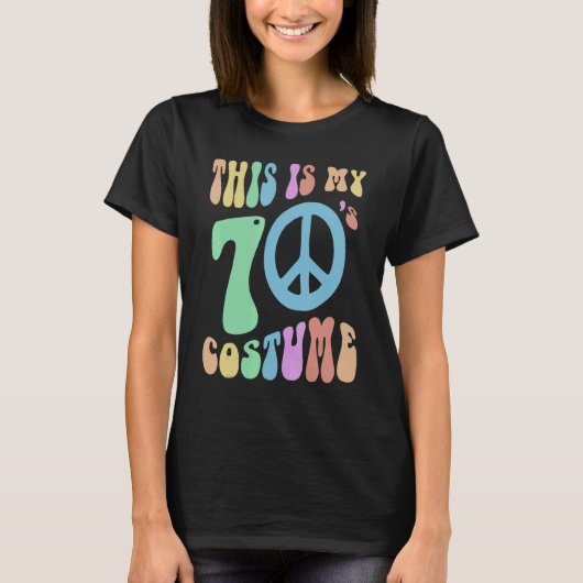 Grappig Dit is mijn jaren zeventig kostuum Groovy  T-shirt (Voorkant)