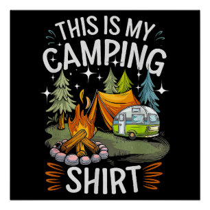 Grappig Dit Is Mijn Kampeer Voor Camper Perfect Poster