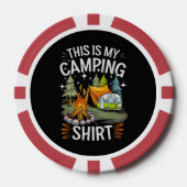 Grappig Dit Is Mijn Kampeer Voor Camper Poker Chips (Voorkant)