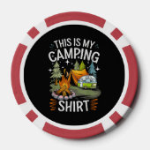 Grappig Dit Is Mijn Kampeer Voor Camper Poker Chips (Achterkant)