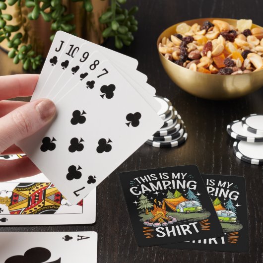 Grappig Dit Is Mijn Kampeer Voor Camper Pokerkaarten (Insitu)