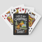Grappig Dit Is Mijn Kampeer Voor Camper Pokerkaarten (Achterkant)