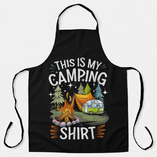 Grappig Dit Is Mijn Kampeer Voor Camper Schort (Voorkant)
