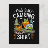 Grappig Dit Is Mijn Kampeer Voor Kampeerder Feestdagenkaart (Voorkant)