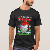 Grappig, dit is mijn kerstgolf Pajama Shirt-kerstm T-shirt (Voorkant)