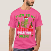 Grappig, dit is mijn kerstkameleon t-shirt (Voorkant)