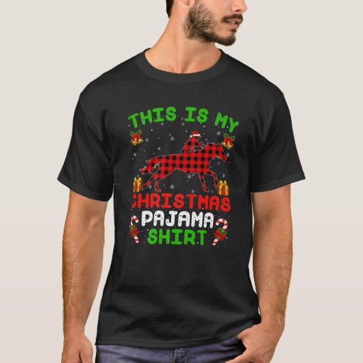 Grappig, dit is mijn kerstpajama barrel die Ch uit T-shirt (Voorkant)