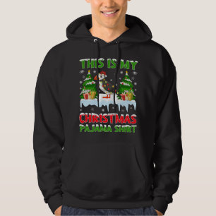 Grappig, dit is mijn kerstpajama Puffin Kerstmis. Hoodie