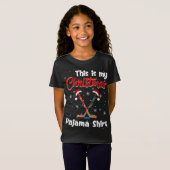 Grappig, dit is mijn kerstsleutel Pajama Xmas Ligh T-shirt (Voorkant volledig)