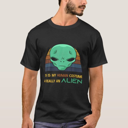 Grappig, dit is mijn menselijk kostuum... ik ben e t-shirt (Voorkant)