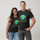 Grappig, dit is mijn menselijk kostuum... ik ben e t-shirt (Unisex)