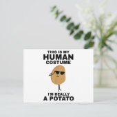 Grappig, dit is mijn menselijke kostuum.. ik ben e feestdagenkaart (Staand voorkant)