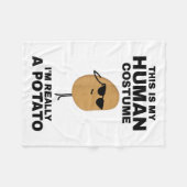 Grappig, dit is mijn menselijke kostuum.. ik ben e fleece deken (Voorkant (Horizontaal))