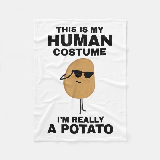 Grappig, dit is mijn menselijke kostuum.. ik ben e fleece deken (Voorkant)