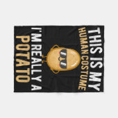 Grappig, dit is mijn menselijke kostuum... ik ben  fleece deken (Voorkant (Horizontaal))