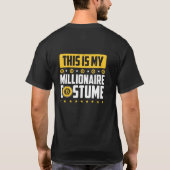 Grappig, dit is mijn miljonair kostuum t-shirt (Achterkant)