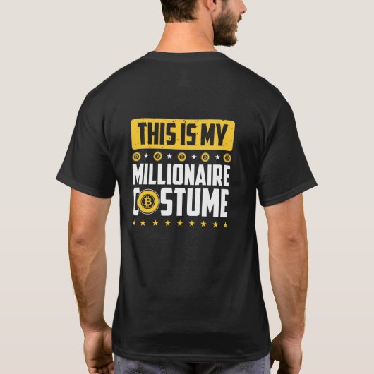 Grappig, dit is mijn miljonair kostuum t-shirt (Achterkant)