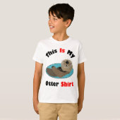 Grappig, dit is mijn otter Shirt (Voorkant volledig)