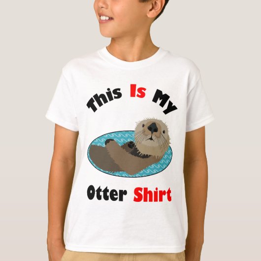 Grappig, dit is mijn otter Shirt (Voorkant)