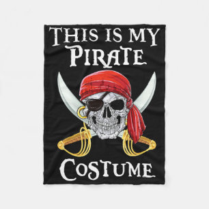 Grappig, dit is mijn piraat kostume Shirt Hallowee Fleece Deken