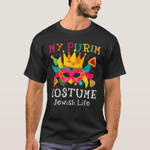 Grappig dit is mijn purim Costume Jewish Life Hama T-shirt