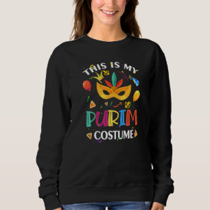 Grappig dit is mijn Purim Costume Masker Hamantash Trui