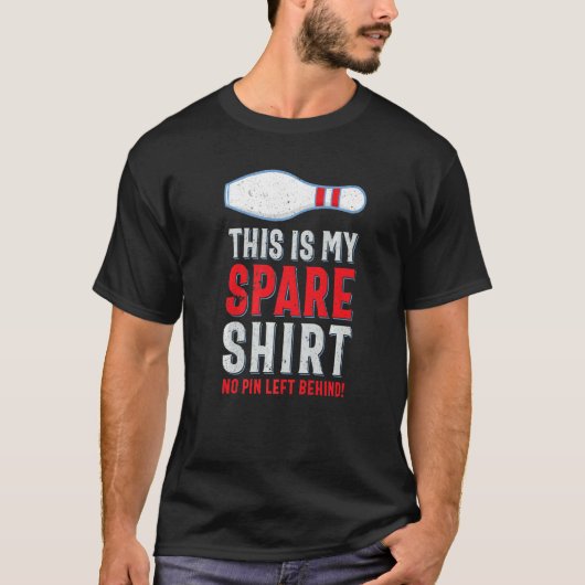 Grappig, dit is mijn spe-Bowling pin Sport pun T-shirt (Voorkant)