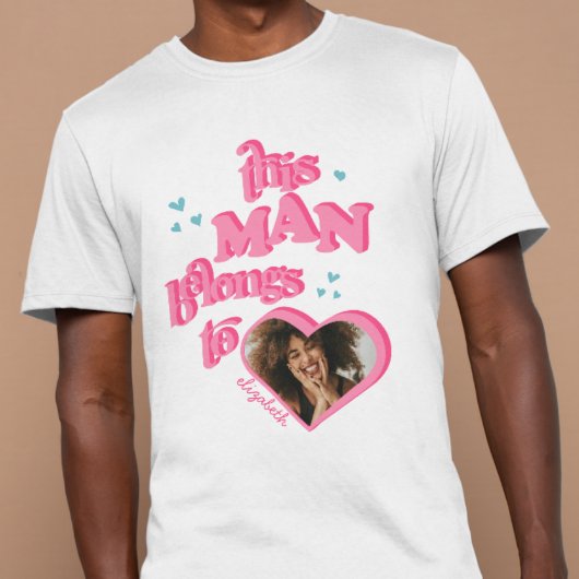 Grappig Dit Man behoort tot GF Heart Photo T-Shirt