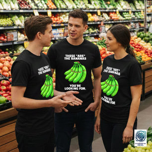 Grappig Dit zijn de bananen die je zoekt T-shirt