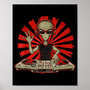 Grappig Dj Grafische T-shirt Muziek Liefhebber Ali Poster