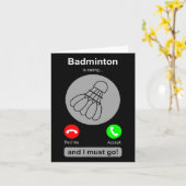 Grappig Dminton T-shirt Dminton Oproepcitaat Dmint Kaart (Gele Bloem)