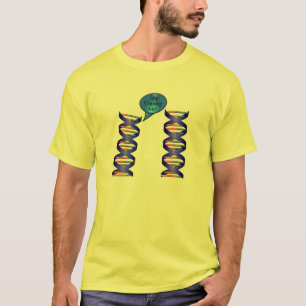 Grappig DNA: Kopiëren van mij stoppen T-shirt
